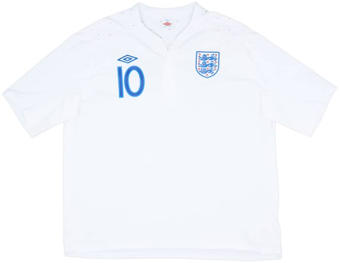 2010-11 England Home Shirt Rooney #10 - 8/10 - (3XL)