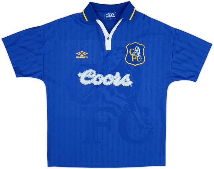 1995-97 Chelsea Home Shirt Gullit #4 - 6/10 - (L)
