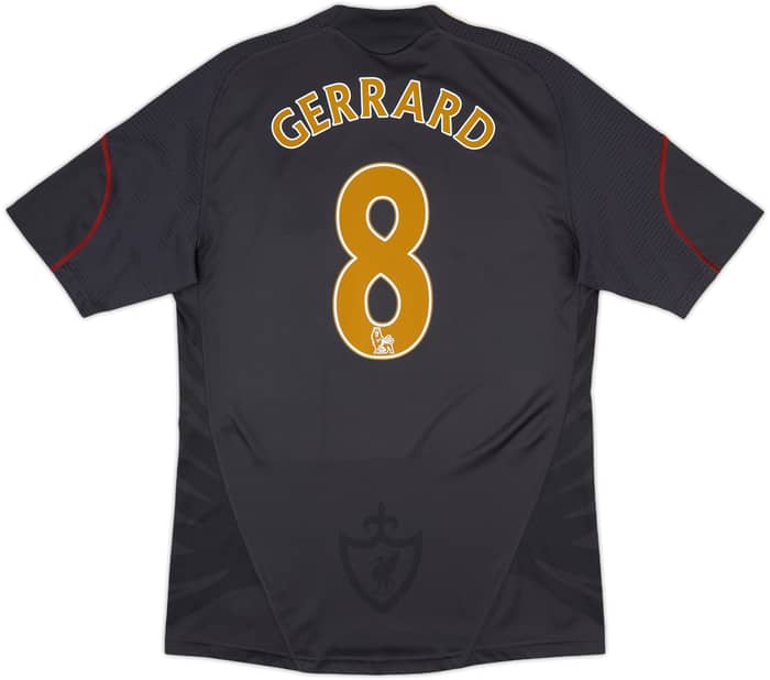2009-10 Liverpool Away Shirt Gerrard #8 - 9/10 - (M)