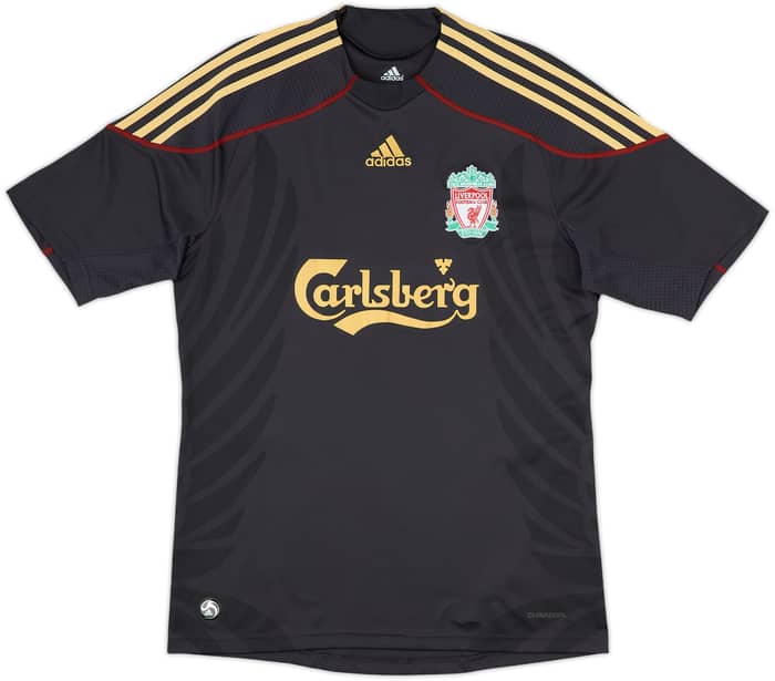 2009-10 Liverpool Away Shirt Gerrard #8 - 9/10 - (M)
