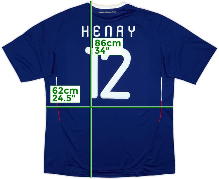2009-10 France Home Shirt Henry #12 (XXL)