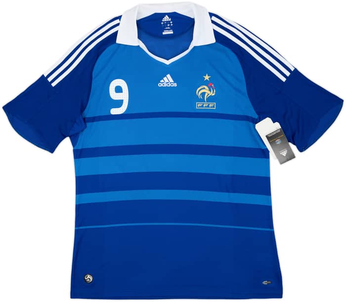 2008-09 France Home Shirt Benzema #9 (XL)