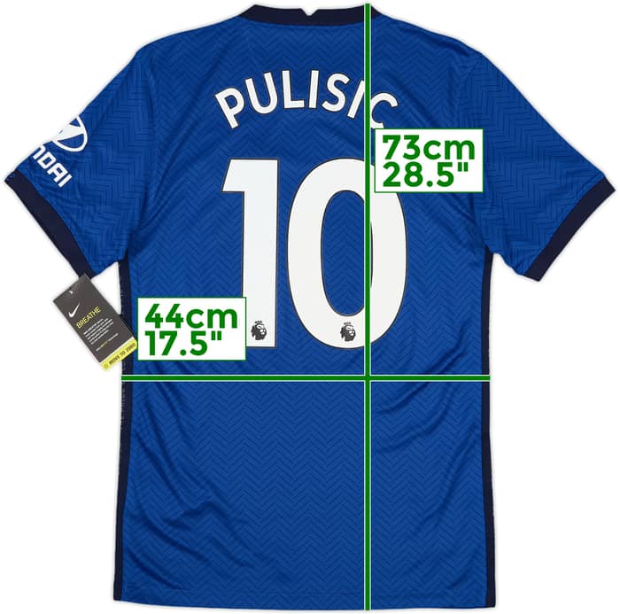 2020-21 Chelsea Home Shirt Pulisic #10 (S)