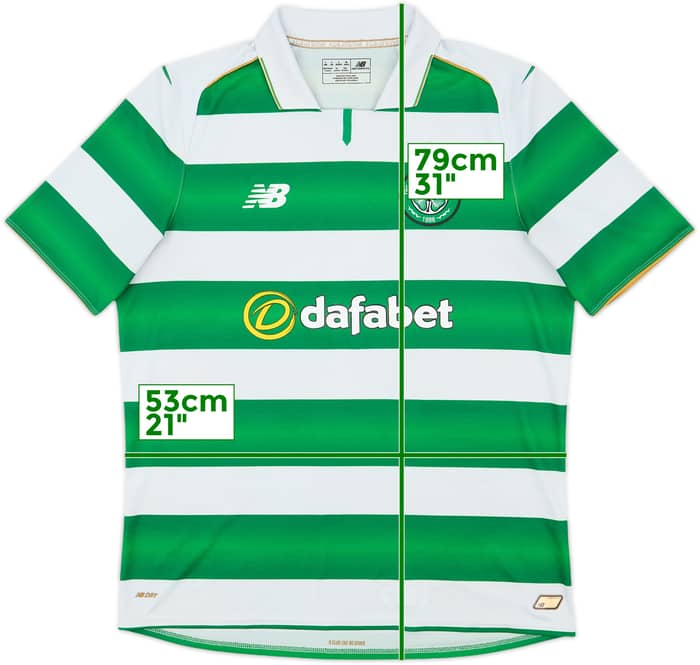 2016-17 Celtic Home Shirt - 7/10 - (L)