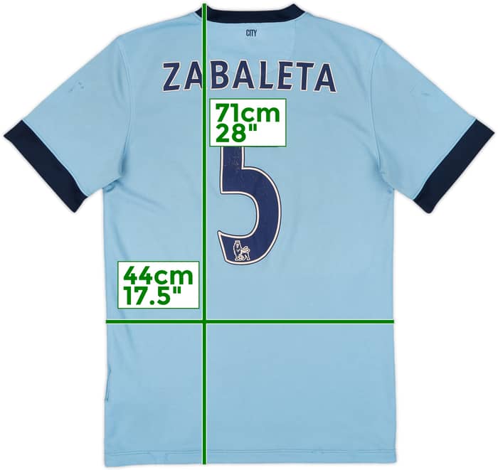 2014-15 Manchester City Home Shirt Zabaleta #5 - 5/10 - (S)