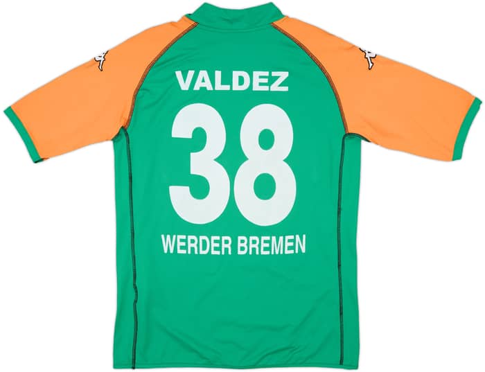 2004-05 Werder Bremen Home Shirt Valdez #38 - 6/10 - (XXL)