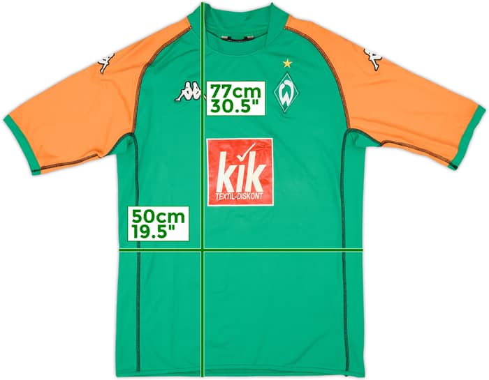 2004-05 Werder Bremen Home Shirt Valdez #38 - 6/10 - (XXL)