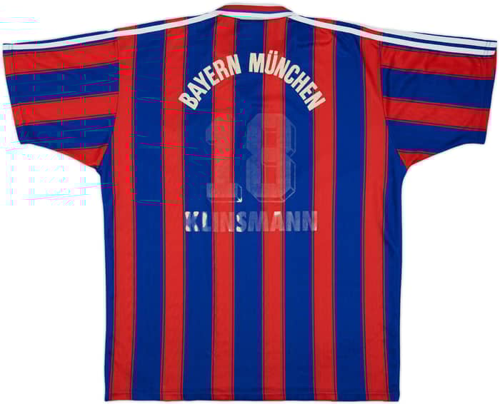 1995-97 Bayern Munich Home Shirt Klinsmann #18 - 4/10 - (XL)