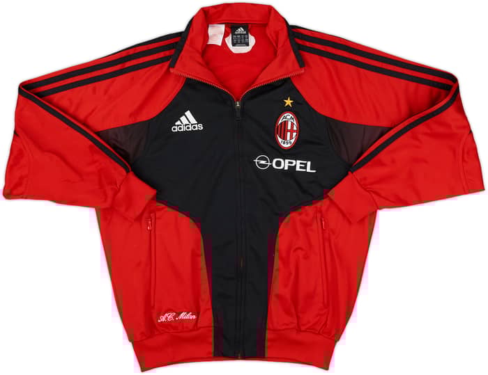 2004-05 AC Milan adidas Track Jacket - 8/10 - (L.Boys)