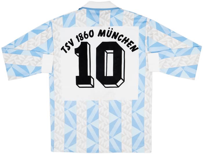 1993-94 1860 Munich Home L/S Shirt #10 - 7/10 - (XXL)