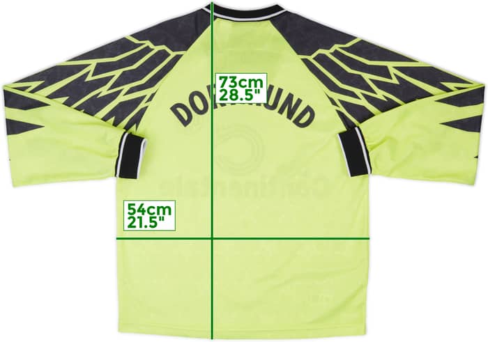 1994-95 Borussia Dortmund Home L/S Shirt - 9/10 - (L)