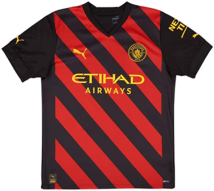 2022-23 Manchester City Away Shirt Haaland #9 - 10/10 - (M)