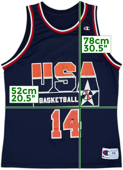 1994 USA Mourning #14 Champion Away Jersey - 6/10 - (XL)