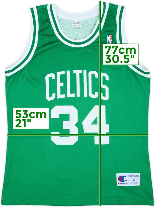 1998-06 Boston Celtics Pierce #34 Champion Away Jersey - 9/10 - (L)