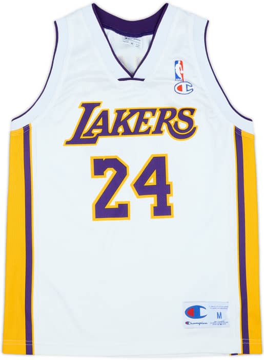 2006-10 LA Lakers Bryant #24 Champion Alternate Jersey - 7/10 - (M.Boys)