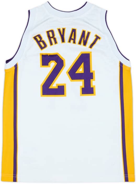2006-10 LA Lakers Bryant #24 Champion Alternate Jersey - 7/10 - (M.Boys)