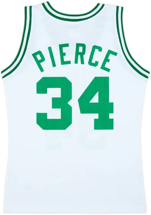 1998-06 Boston Celtics Pierce #34 Champion Home Jersey - 8/10 - (M)