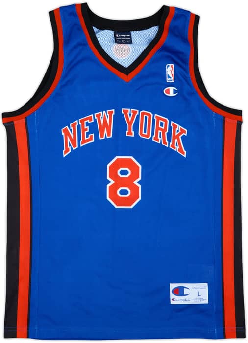 2008-10 New York Knicks Gallinari #8 Champion Away Jersey - 9/10 - (L)