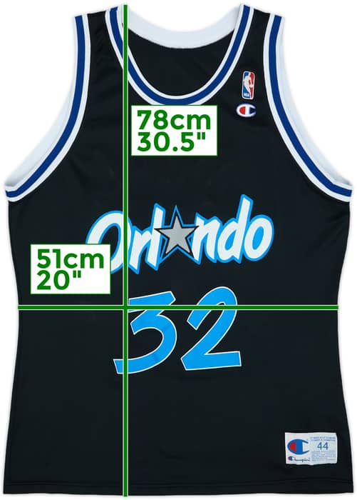 1992-94 Orlando Magic O'Neal #32 Champion Away Jersey - 7/10 - (L)