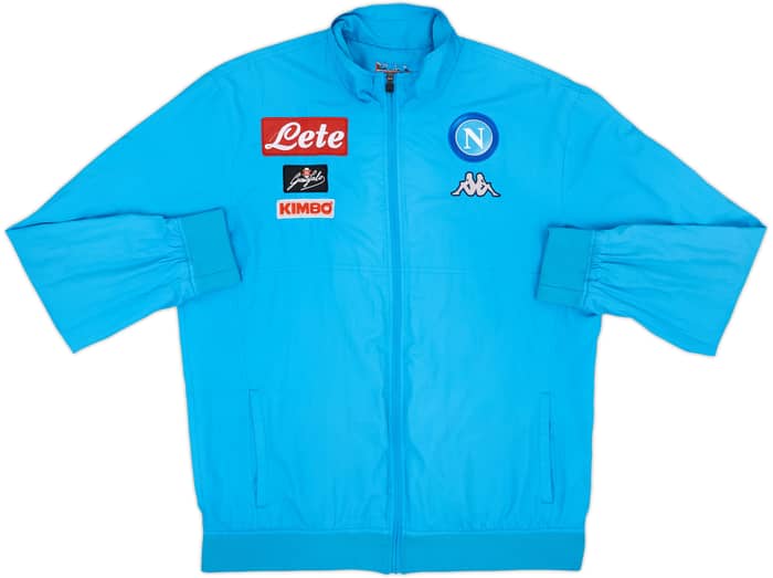 2017-18 Napoli Kappa Track Jacket - 5/10 - (XXL)
