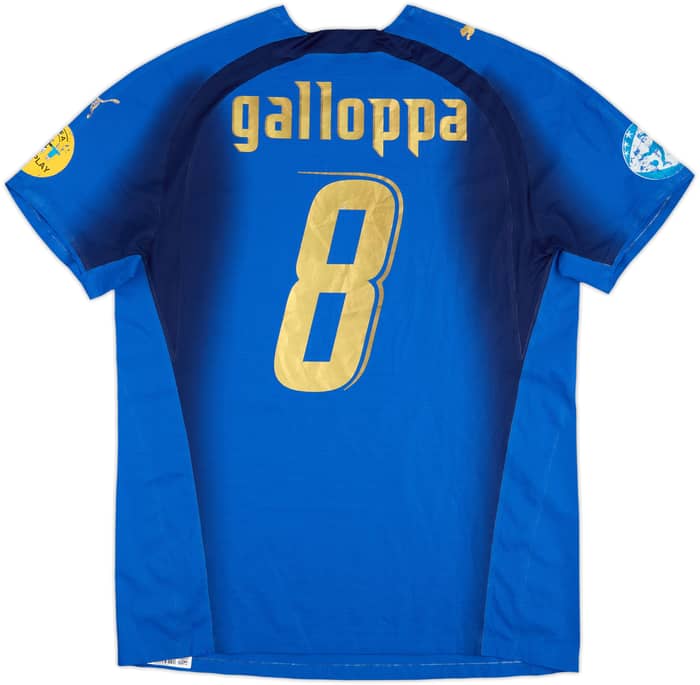 2006-07 Italy Match Issue Home Shirt Galloppa #8