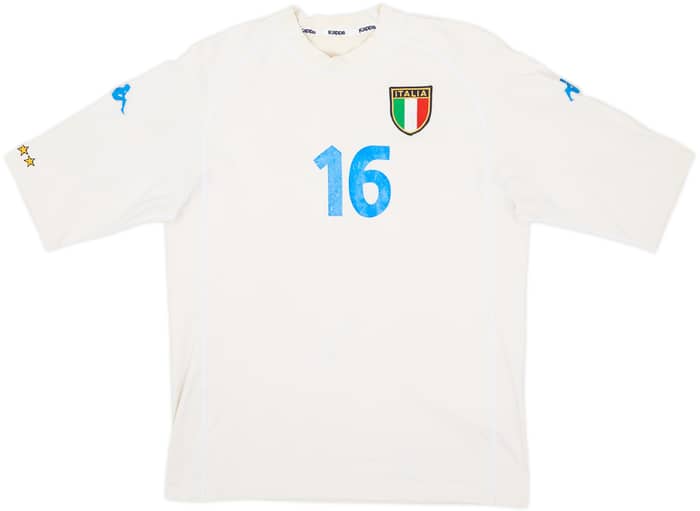 2000-01 Italy Match Issue Away Shirt #16