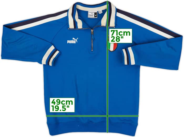 2003-04 Italy Puma 1/4 Zip Drill Top - 6/10 - (M)