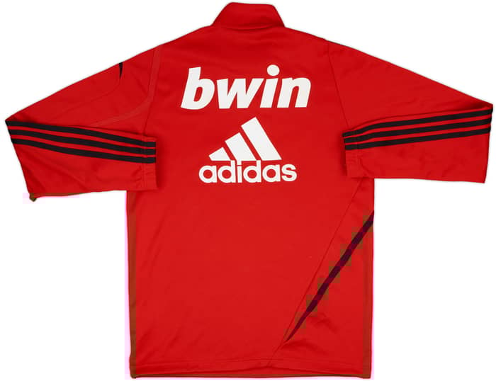 2009-10 AC Milan adidas 1/4 Zip Drill Top - 7/10 - (M)