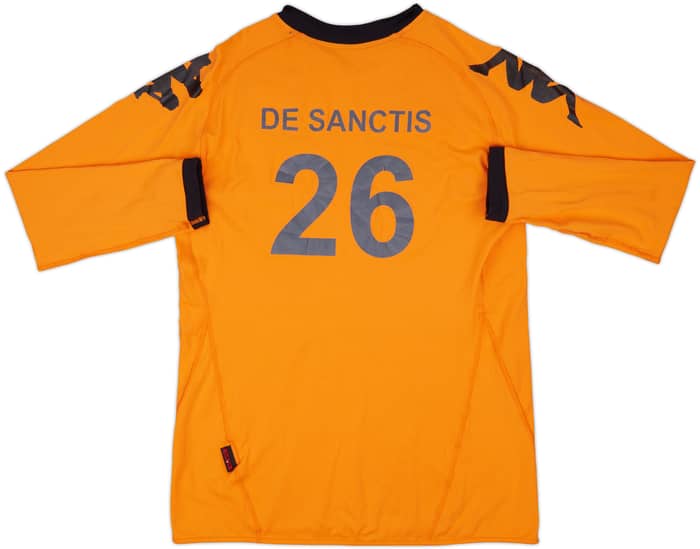 2007-08 Roma Green GK Shirt De Sanctis #26 - 6/10 - (S)