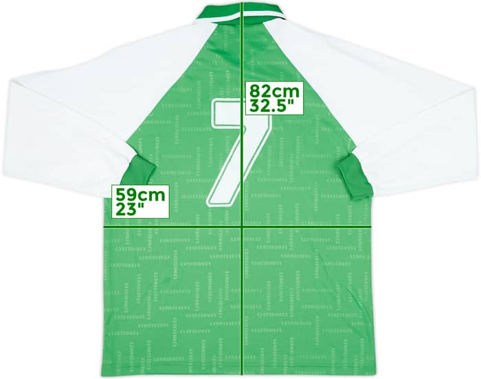 1990s Umbro Template L/S Shirt #7 - 7/10 - (XL)