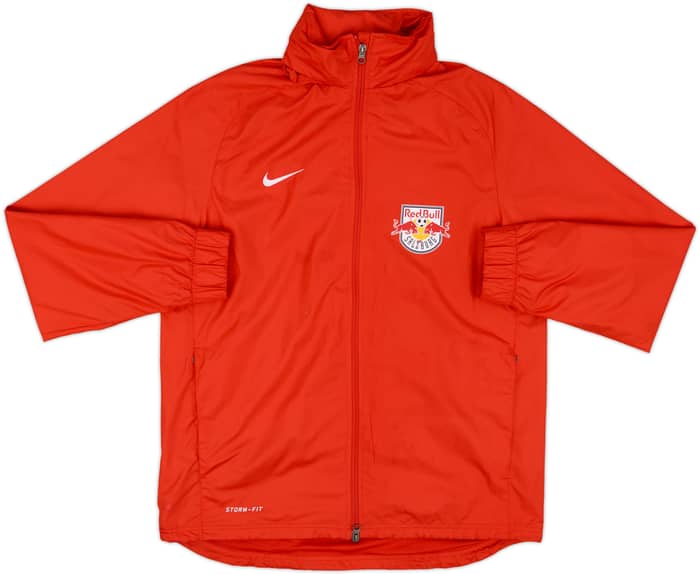 2014-15 Red Bull Salzburg Nike Hooded Rain Jacket - 5/10 - (M)
