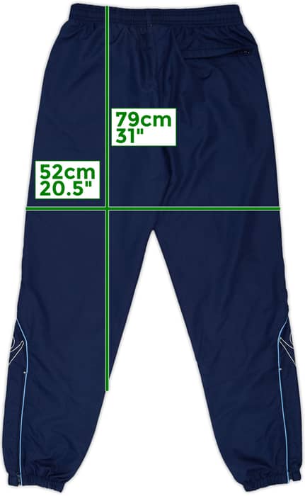 2010-11 Napoli Macron Track Pants/Bottoms - 9/10 - (S)