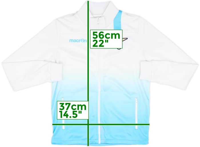 2019-20 Lazio Macron Track Jacket - 8/10 - (L.Boys)