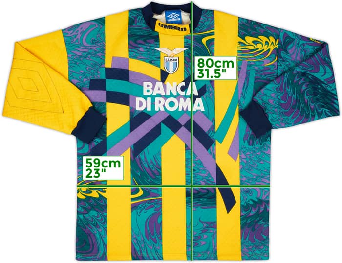 1995-96 Lazio GK Shirt #22 - 8/10 - (XL)