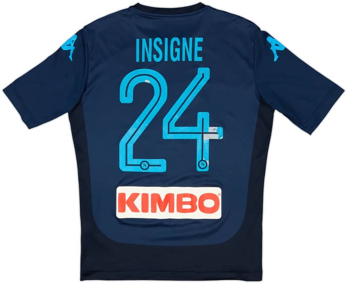 2017-19 Napoli Third Shirt Insigne #24 - 5/10 - (XL.Boys)