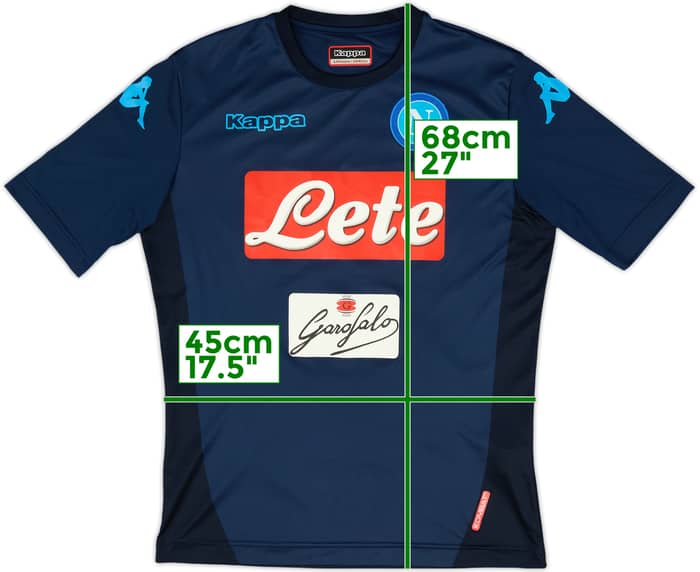 2017-19 Napoli Third Shirt Insigne #24 - 5/10 - (XL.Boys)