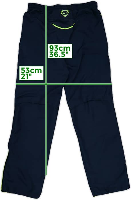 2007-08 Barcelona Nike Track Pants/Bottoms - 9/10 - (S)