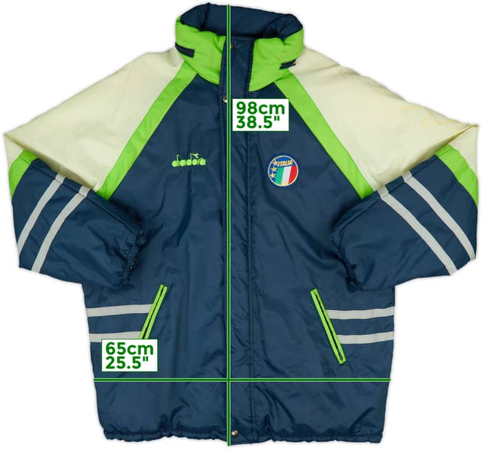 1990 Italy Diadora Padded Bench Coat - 5/10 - (XL)