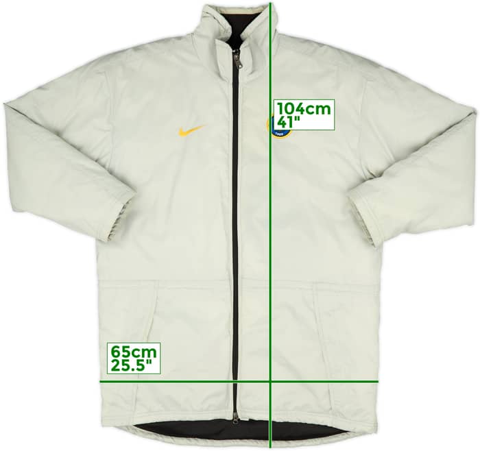 2003-04 Inter Milan Nike Padded Bench Coat - 7/10 - (M)