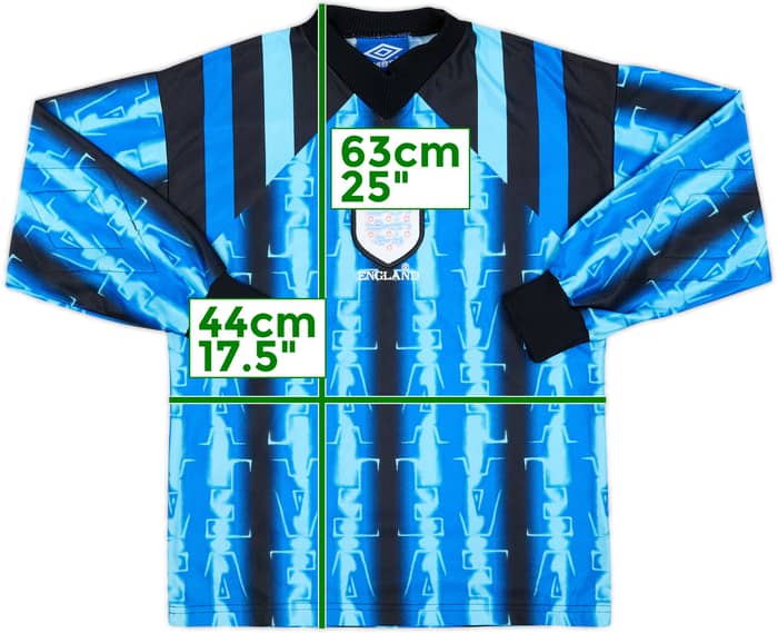 1998-99 England GK Shirt - 8/10 - (M.Boys)