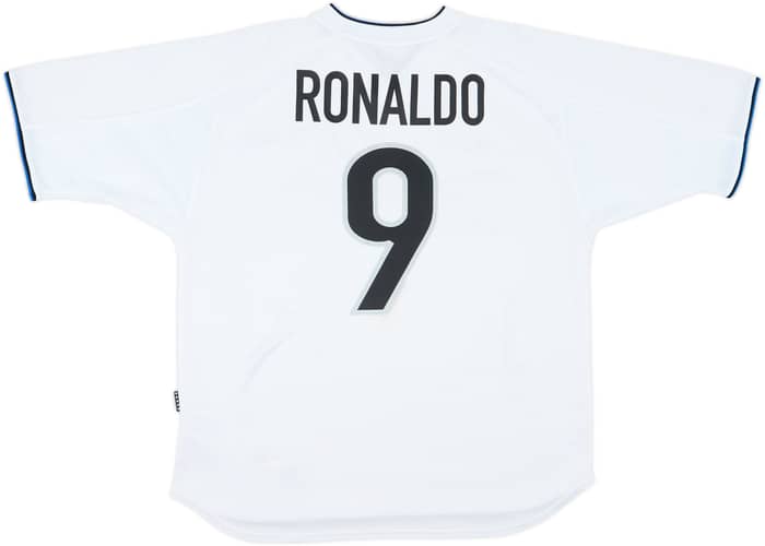 1999-00 Inter Milan Away Shirt Ronaldo #9 - 6/10 - (L)