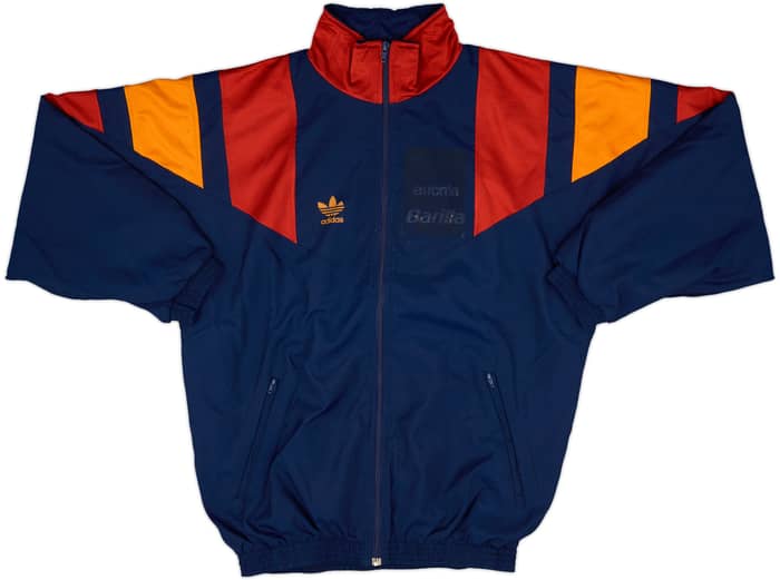 1991-92 Roma adidas Track Jacket - 4/10 - (M)