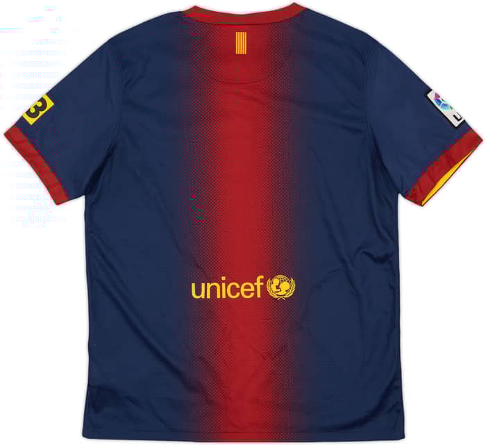 2012-13 Barcelona Home Shirt - 9/10 - (XL.Boys)