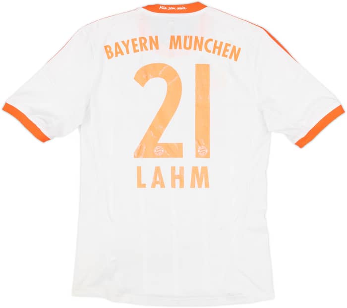 2012-13 Bayern Munich Signed Away Shirt Lahm #21 - 4/10 - (S)