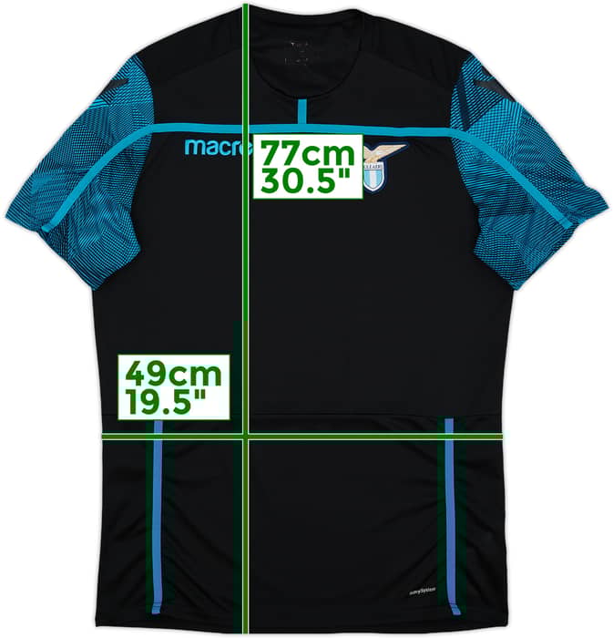 2017-18 Lazio Macron Training Shirt - 8/10 - (L)