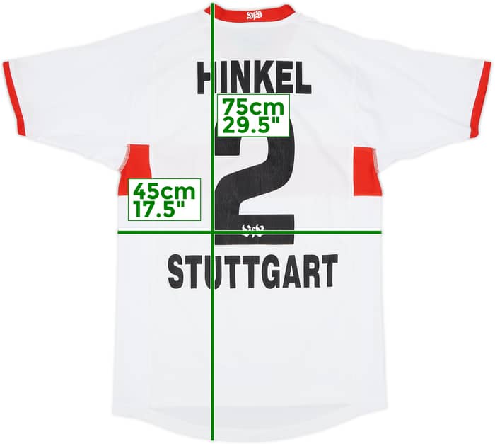 2003-04 Stuttgart Home Shirt Hinkel #2 - 7/10 - (S)