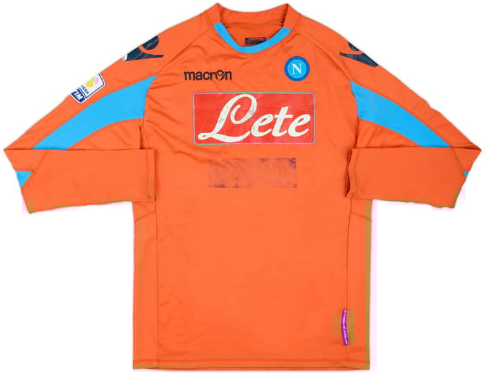 2011-12 Napoli Match Issue GK Shirt #12