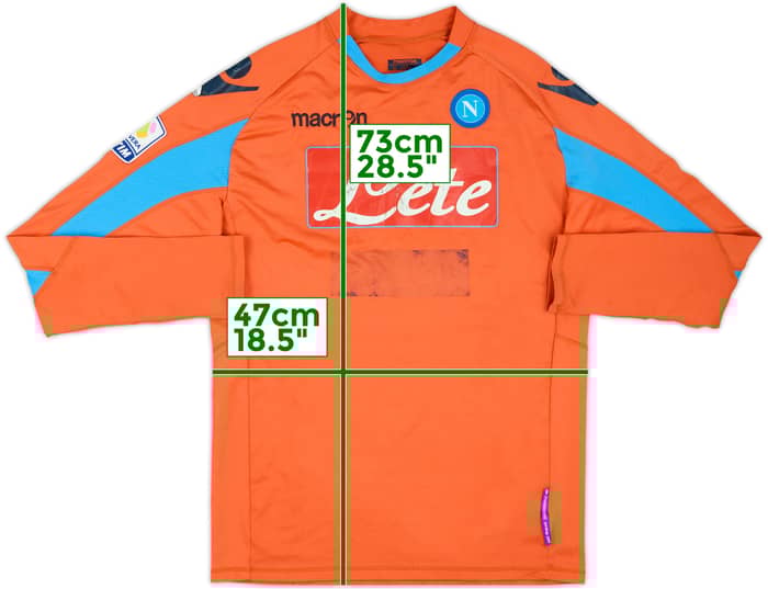 2011-12 Napoli Match Issue GK Shirt #12