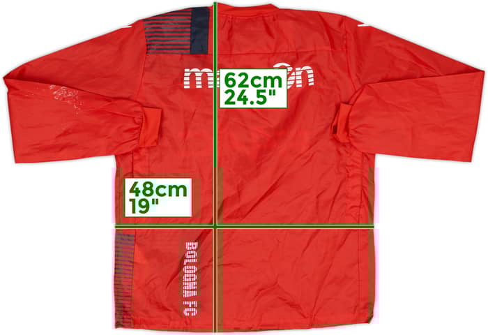 2016-17 Bologna Macron Drill Top - 8/10 - (M.Boys)