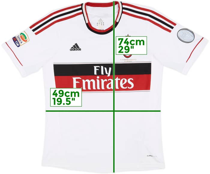 2012-13 AC Milan Away Shirt Balotelli #45 - 5/10 - (M)